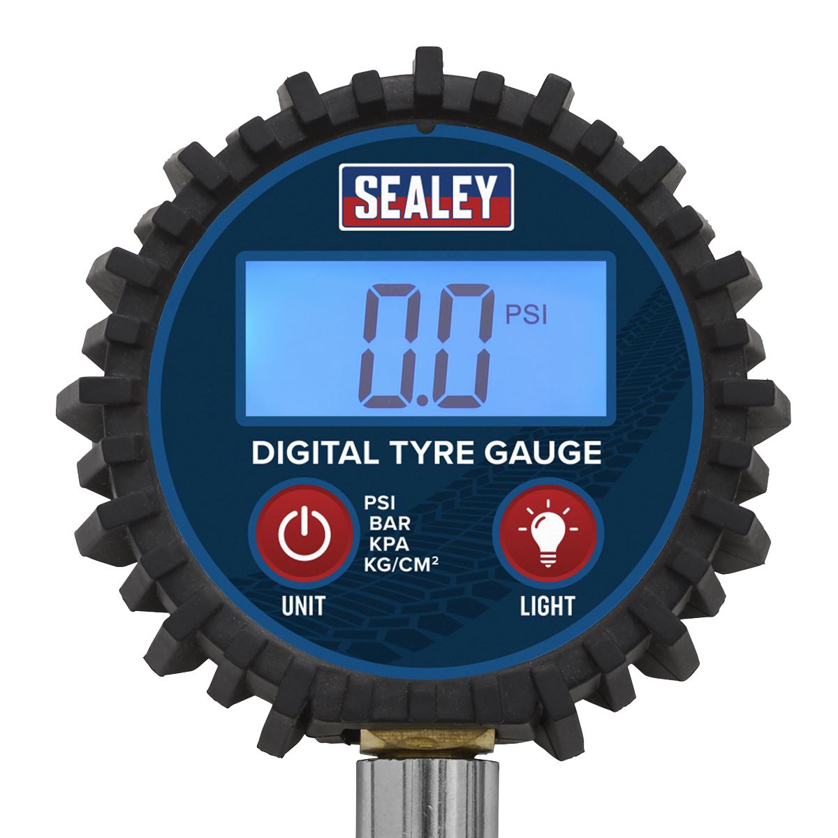 Sealey Digital Tyre Pressure Gauge with Push-On Connector TST002