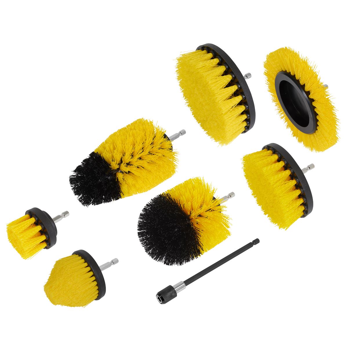 Sealey Drill Brush Set 8pc DBS8