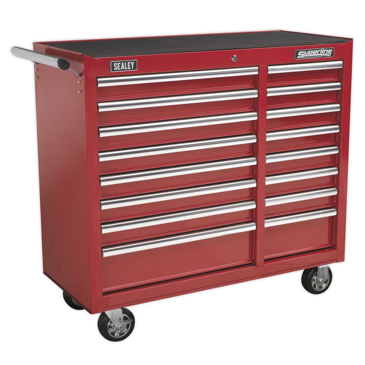 Sealey Rollcab 16 Drawer with Ball Bearing Slides Heavy-Duty - Red AP41169