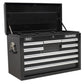 Sealey Topchest 8 Drawer with Ball Bearing Slides - Black AP33089B