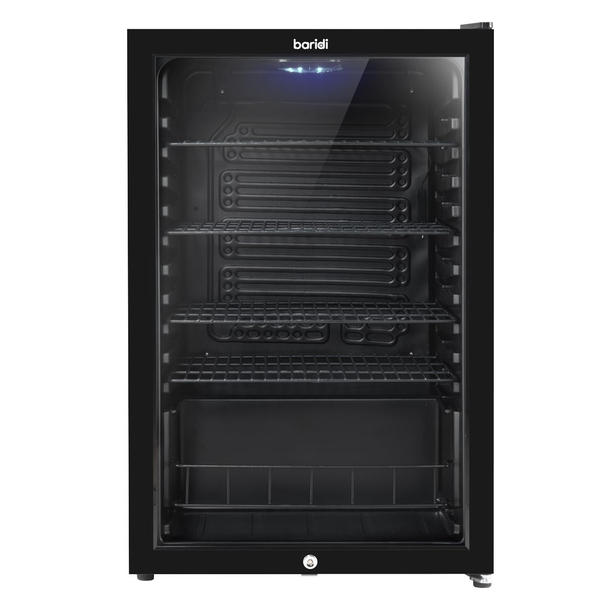 Sealey Baridi 115L Under Counter Beer, Drinks & Wine Fridge, Lock, LED Light DH223