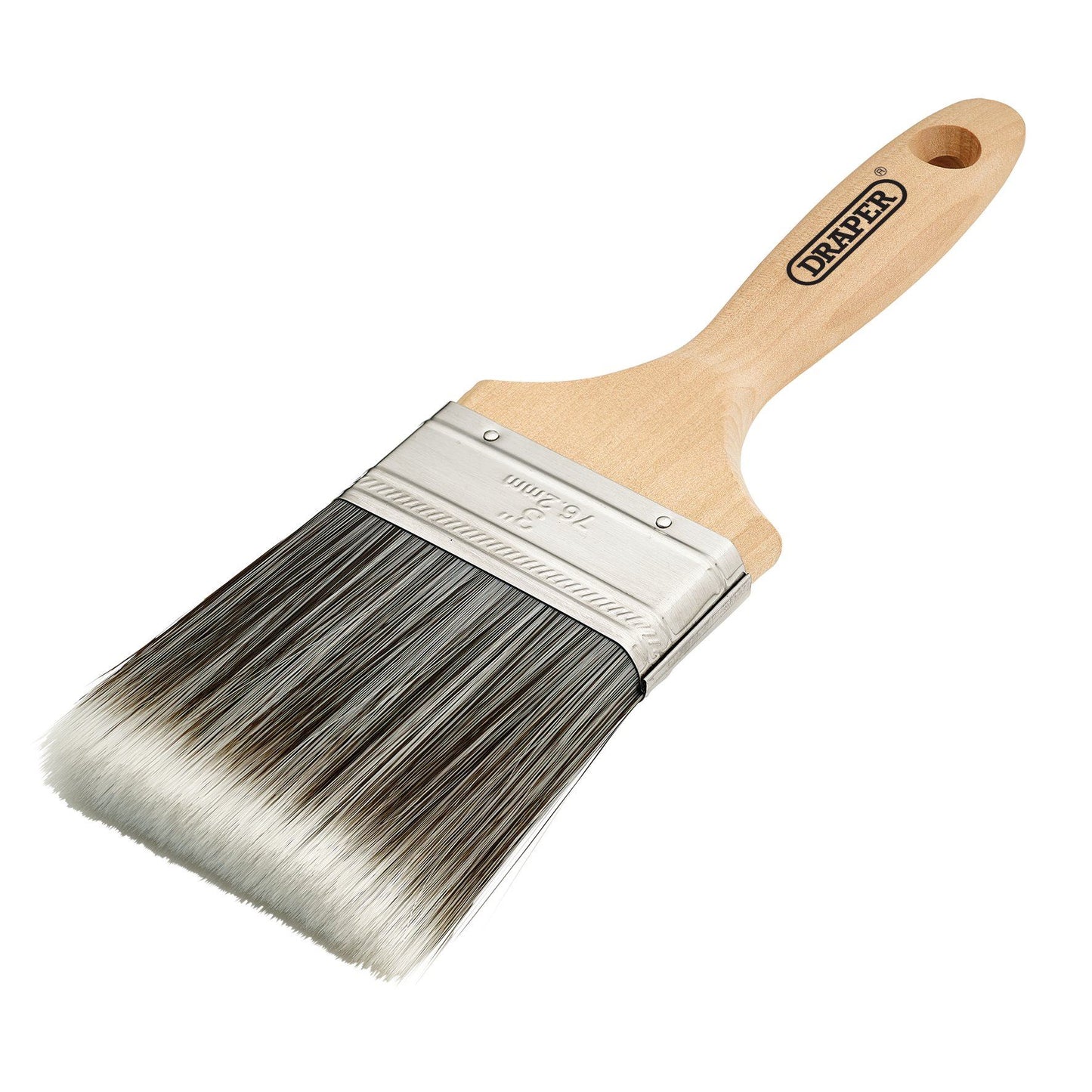 Draper Paint Brush with Wood Handle, 3"