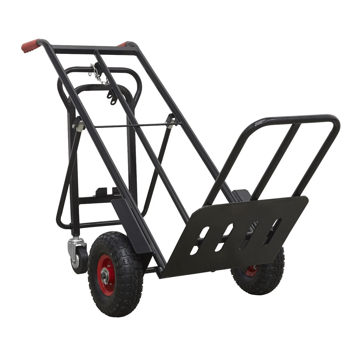 Sealey Heavy-Duty 3-in-1 Sack Truck with PU Tyres 300kg Capacity CST989HD