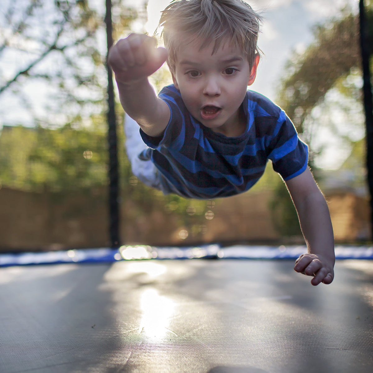 Dellonda 6ft Heavy Duty Outdoor Trampoline with Safety Enclosure Net DL66