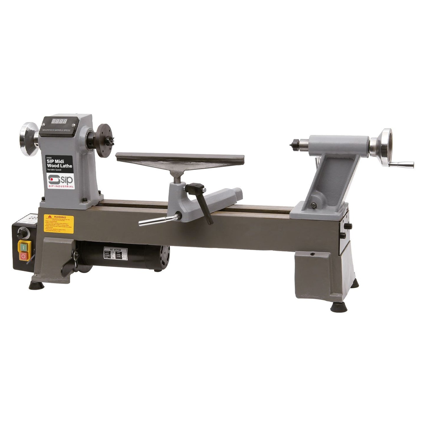 SIP Industrial Variable Speed Midi Wood Lathe