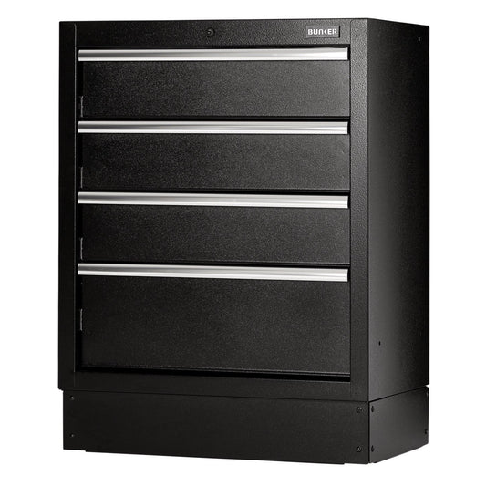 Draper BUNKER Modular Floor Cabinet, 4 Drawer, 680mm