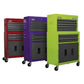 Sealey Topchest & Rollcab Combo 6 Drawer - Purple/Grey AP2200BBCP