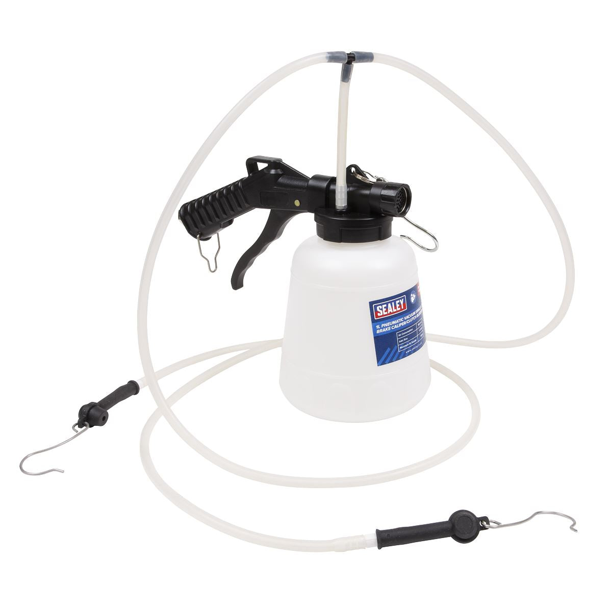 Sealey Brake Caliper/Clutch Bleeder 1L Pneumatic Vacuum Single/Twin VS020TC