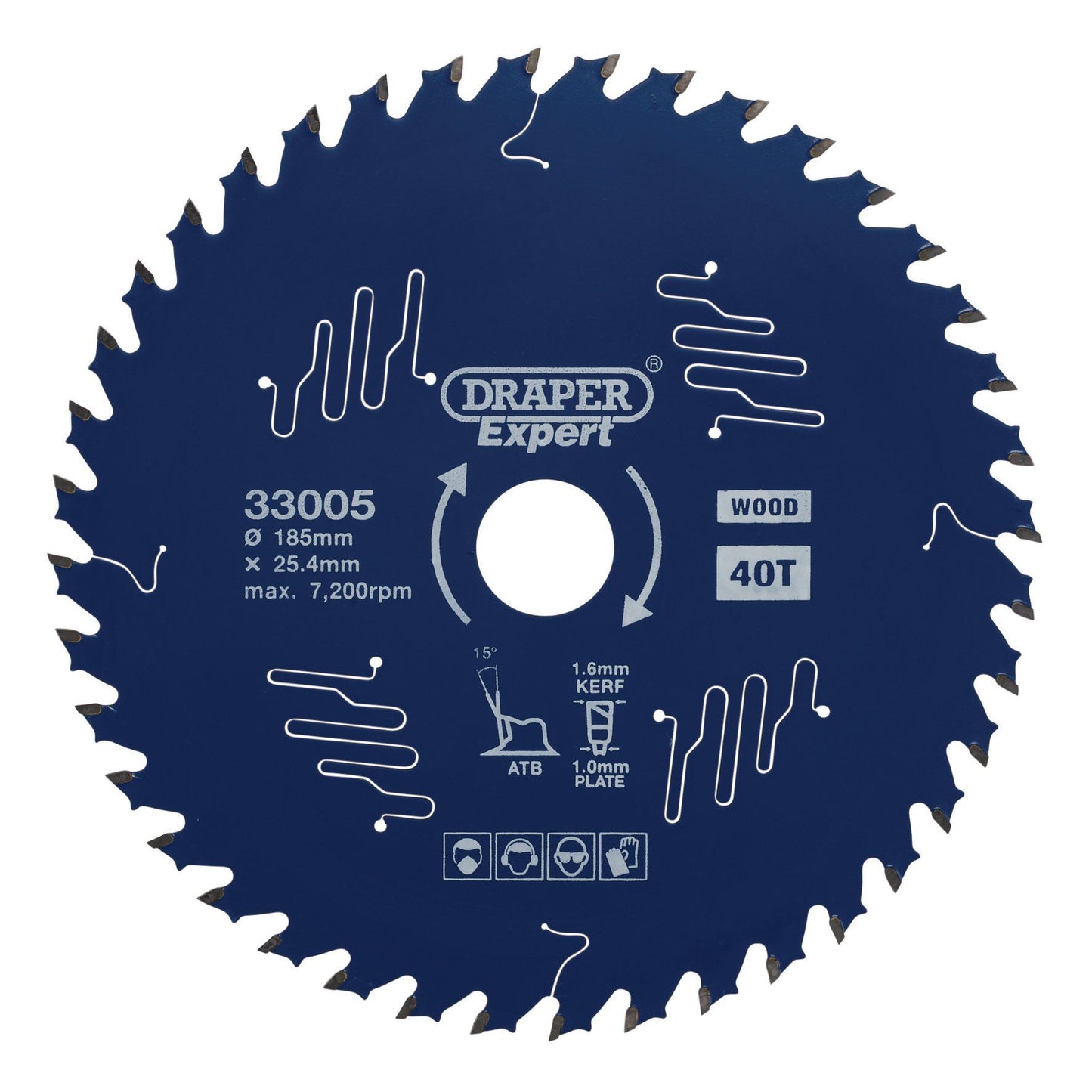 Draper Tct Saw Blade 185mm 40T SBE2