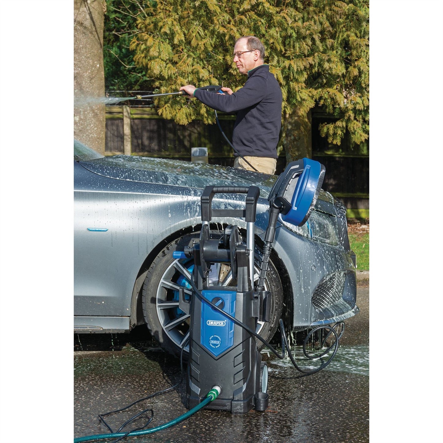 Draper 2100W Pressure Washer (165bar) - 98678