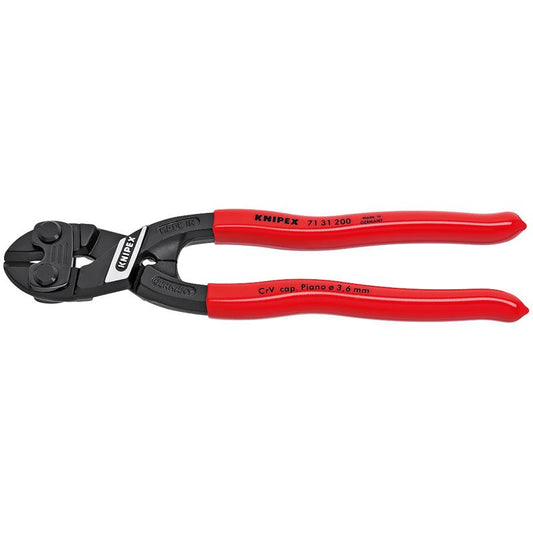 Knipex71 31 200 200mm Cobolt Compact Bolt Cutter, 3.6mm Piano Wire Cutter 53052