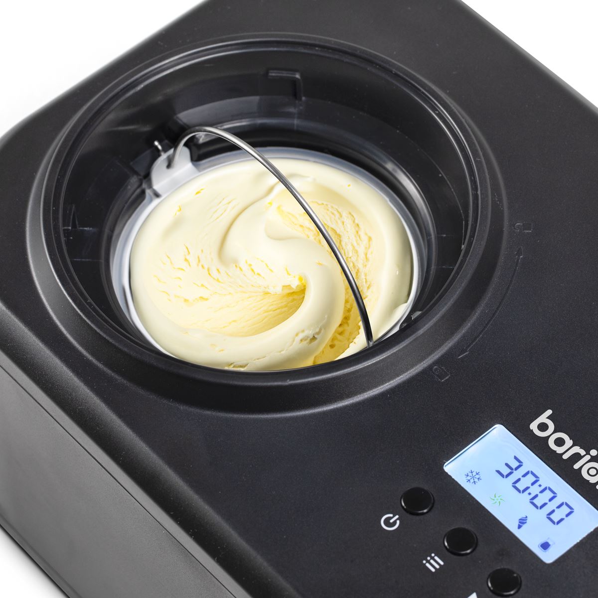 Baridi Automatic Churning Ice Cream Machine 1L - Black DH238