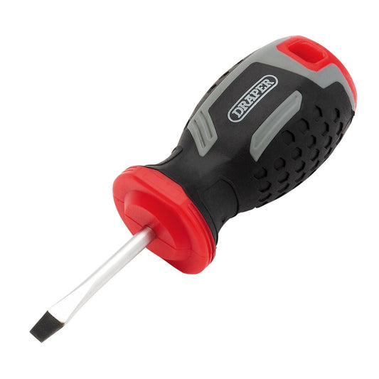 Draper Slotted Soft Grip Screwdriver, SL4 x 38mm