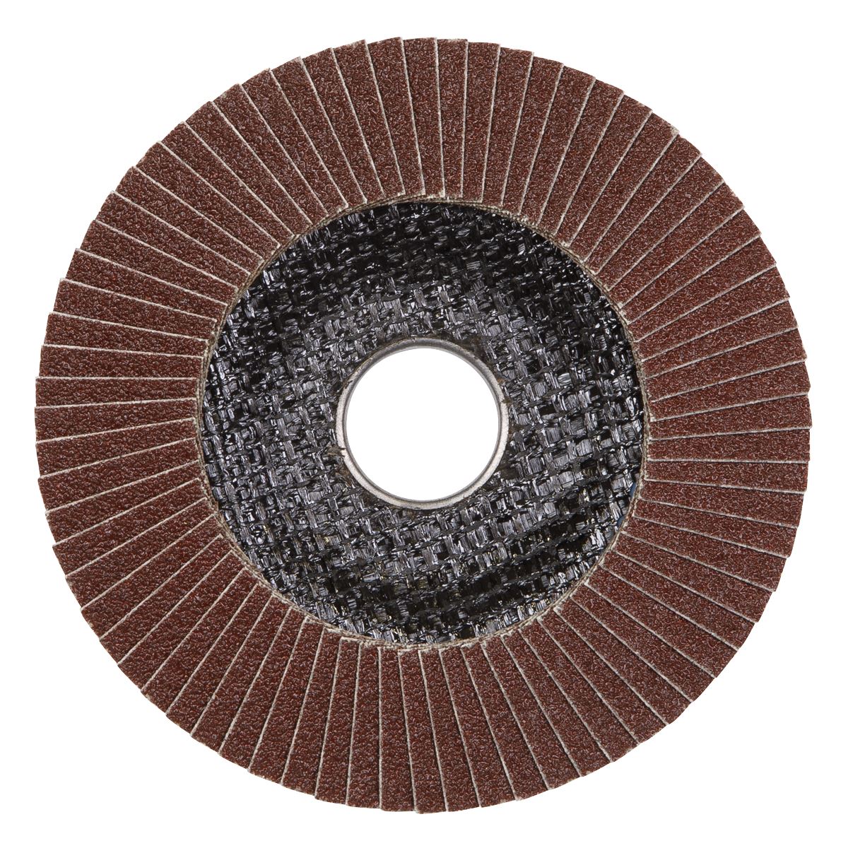 Sealey Flap Disc Aluminium Oxide 115mm 22mm Bore 40Grit FD11540E