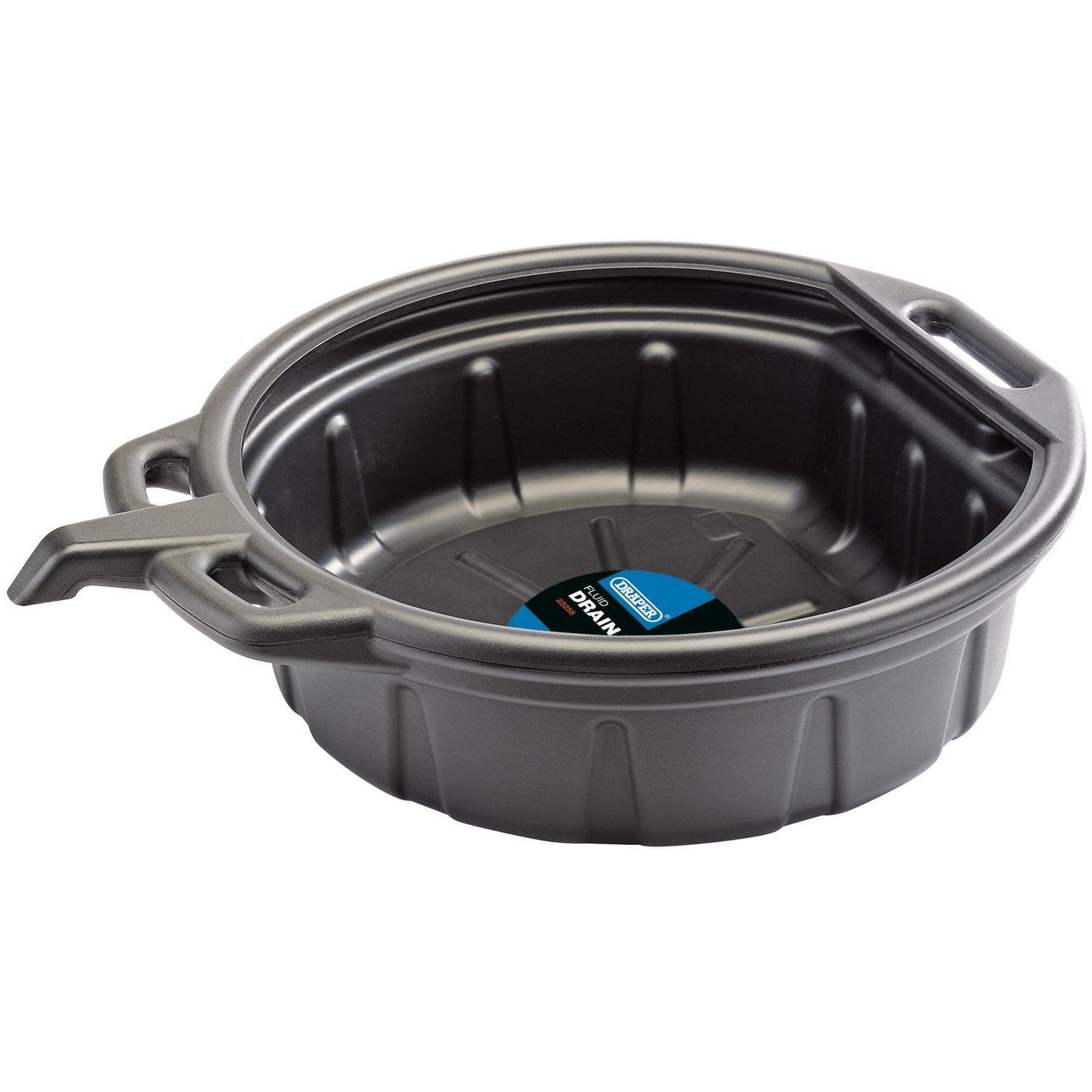 Draper 1x 16l Fluid Drain Pan Black Garage Professional Standard Tool 23258