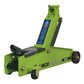 Sealey Trolley Jack 3 tonne Long Chassis Heavy-Duty Hi-Vis 1153CXHV