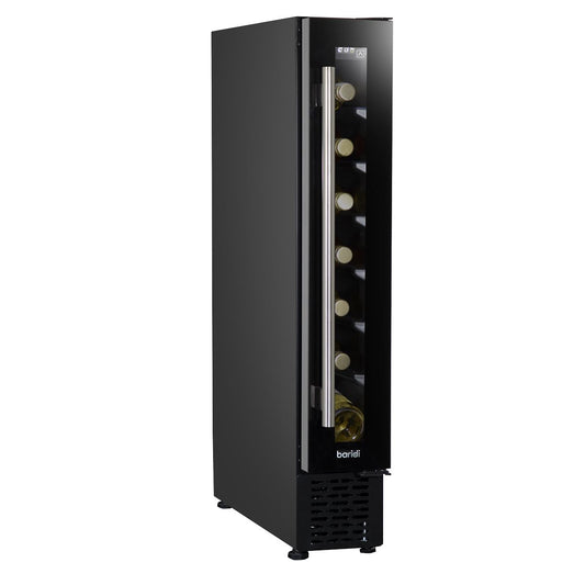 Sealey Baridi 7 Bottle 15cm Slim Wine Cooler with Digital Touchscreen Controls, Black DH76