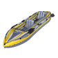 Dellonda Inflatable Two Person Kayak/Canoe Set with Pump, Carry Bag & 2 x Oars - Blue/Yellow/White DL155