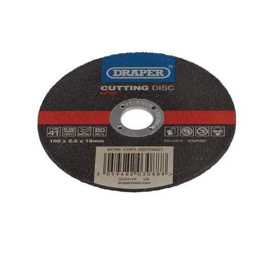 Draper Cut/Disc Metal - 100X2.5mm CGF4