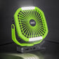 Sealey Portable Clip Fan with Worklight 8" 4 Speeds SCF8WL