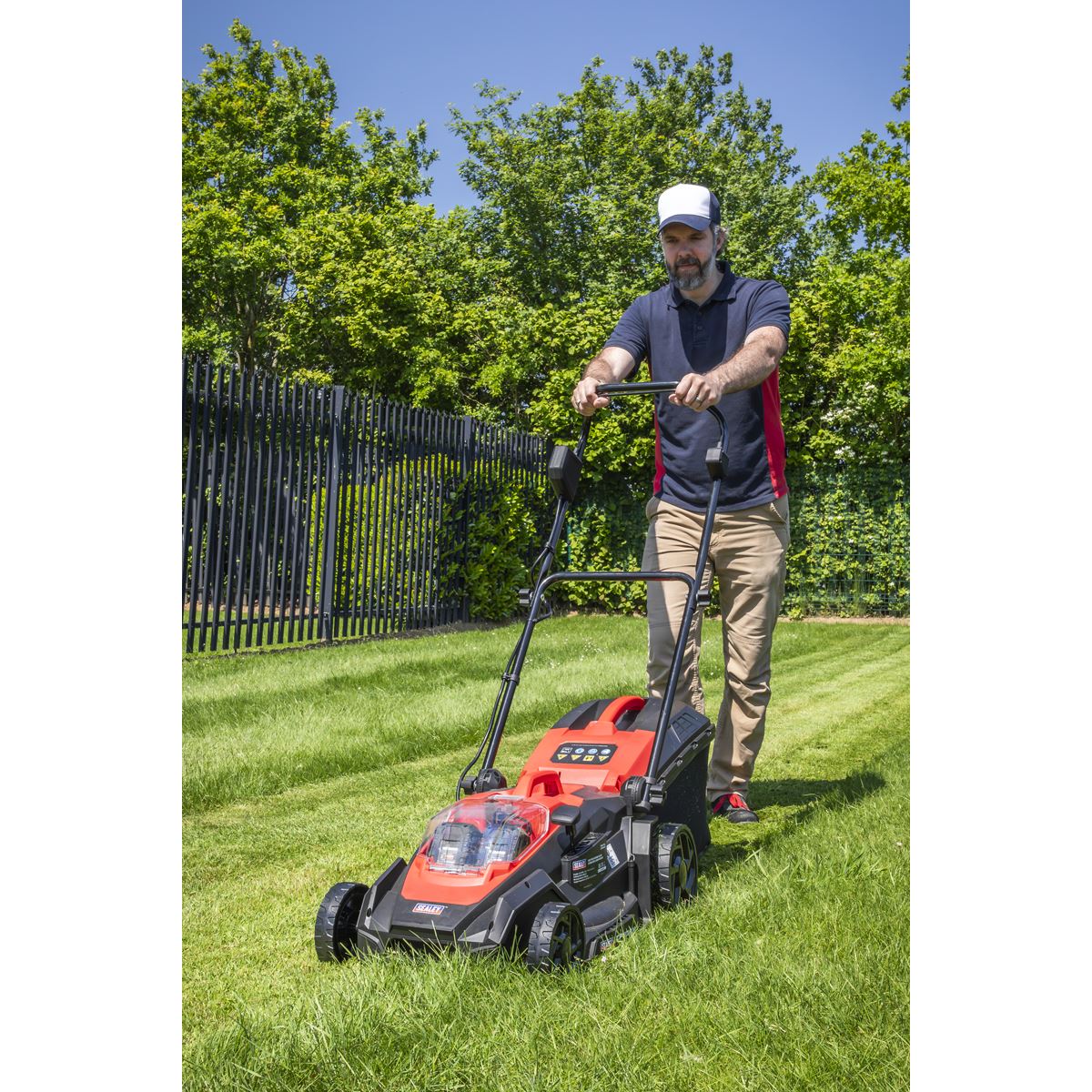 Sealey Cordless Lawn Mower 40V SV20 Series 40cm - Body Only CP40VLM