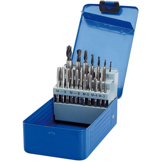 Draper 40891 Metric Screw Thread Cutting Tool Tap & HSS Drill Set TDS-28 28 Pc