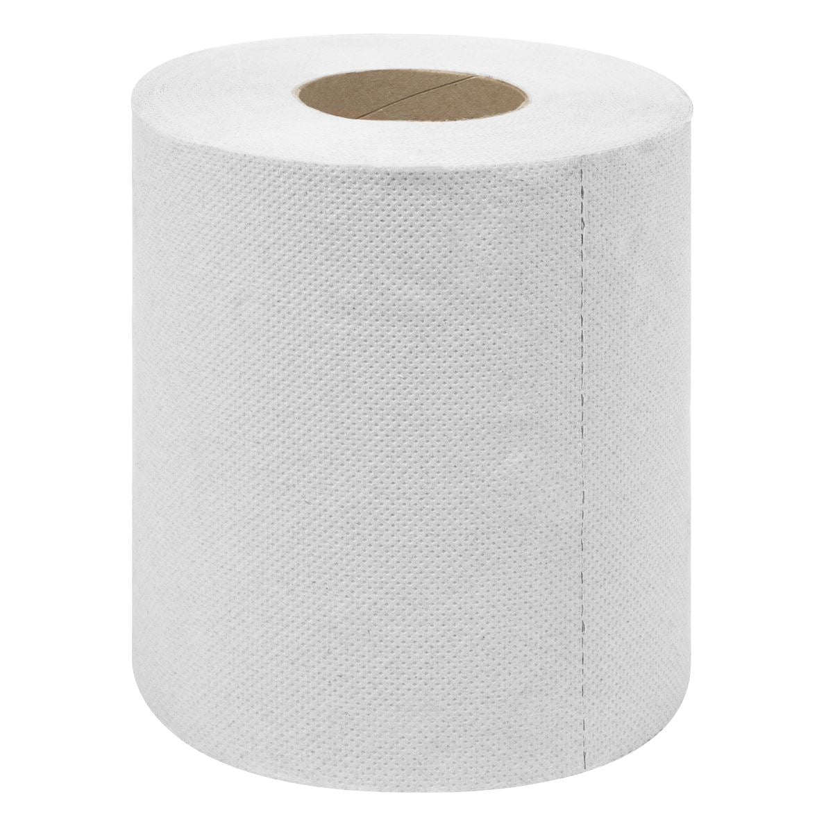 Sealey White Embossed 2-Ply Paper Roll 60m - Pack of 6 WHT60