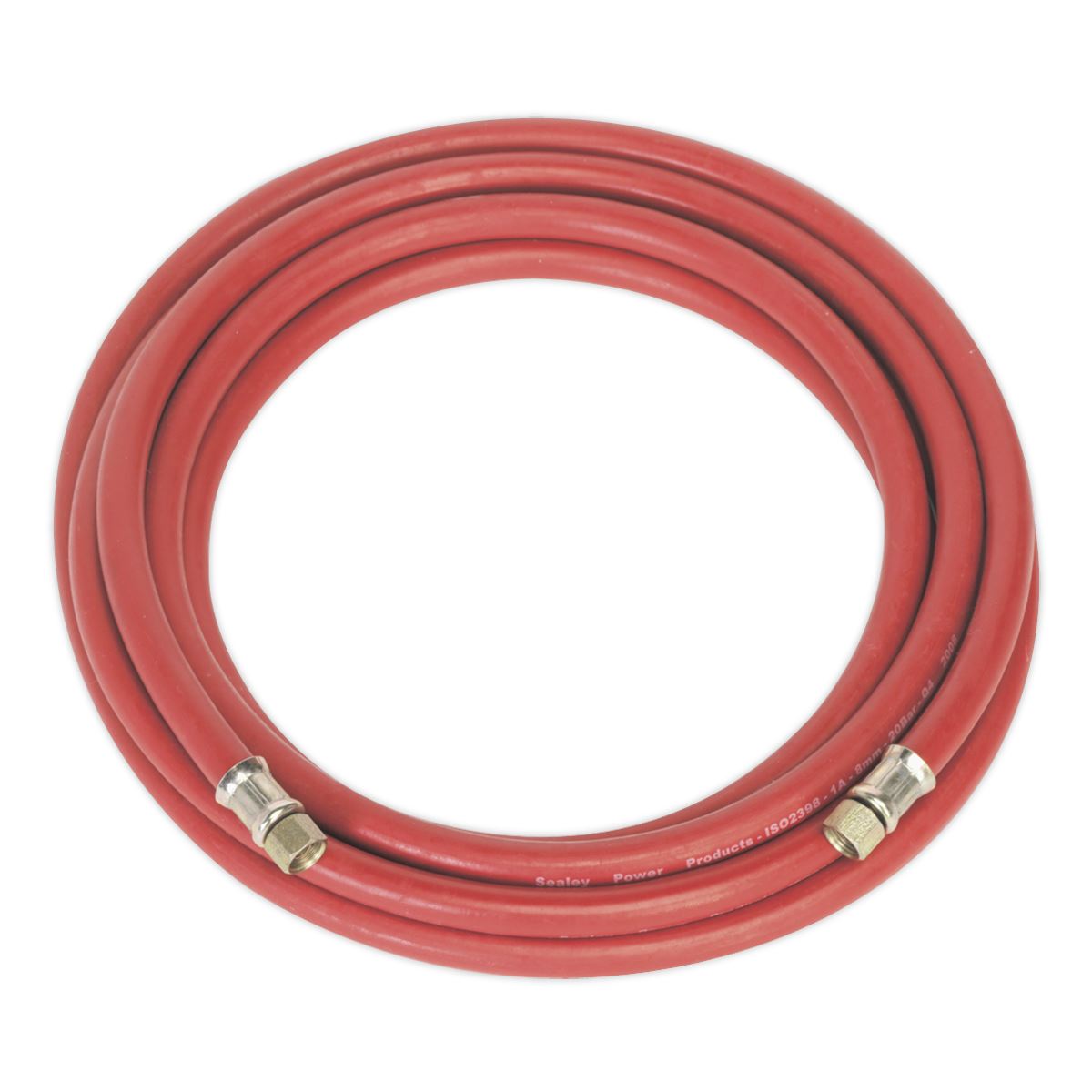 Sealey Air Hose 5m x 8mm with 1/4"BSP Unions AHC5