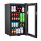 Baridi Under Counter Wine/Drink/Beverage Cooler/Fridge, Built-In Thermostat, Light, Security Lock, 85 Litre � Black DH13