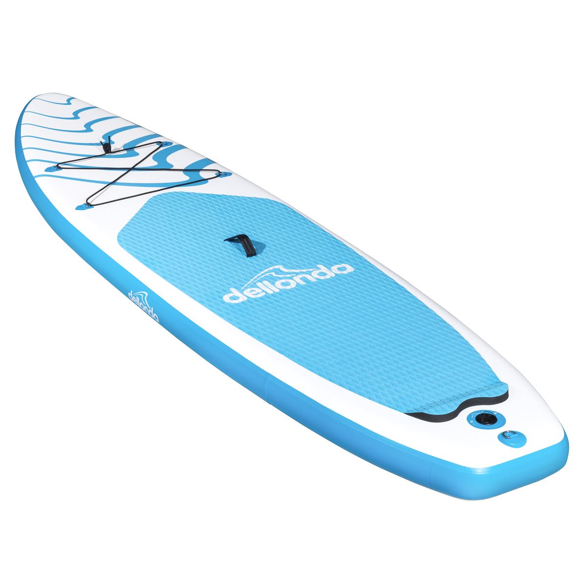 Dellonda Inflatable Stand Up Paddle Board 10'6" - Blue/White DL152