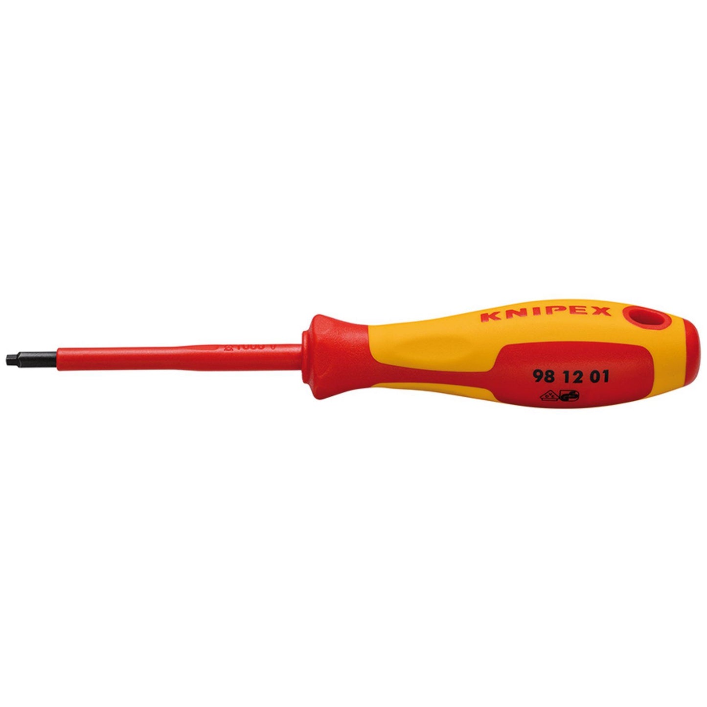 KNIPEX 98 12 01 VDE Insulated Robertson Screwdriver, R1