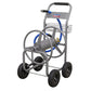 Sealey Heavy-Duty Hose Reel Cart with 30m Heavy-Duty 19mm Hot & Cold Rubber Water Hose HRKIT30