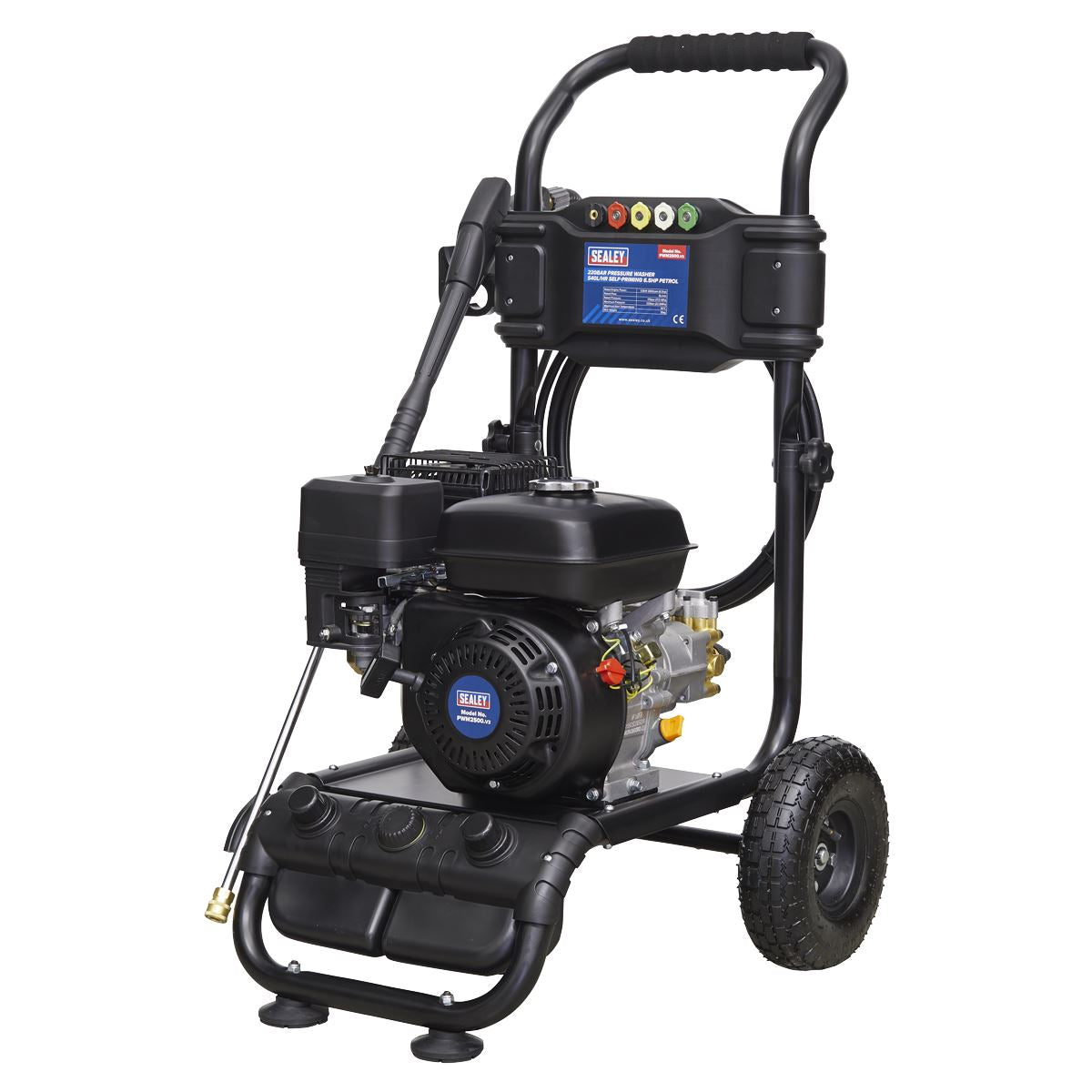 Sealey Pressure Washer 220bar 540L/hr 6.5hp Petrol PWM2500