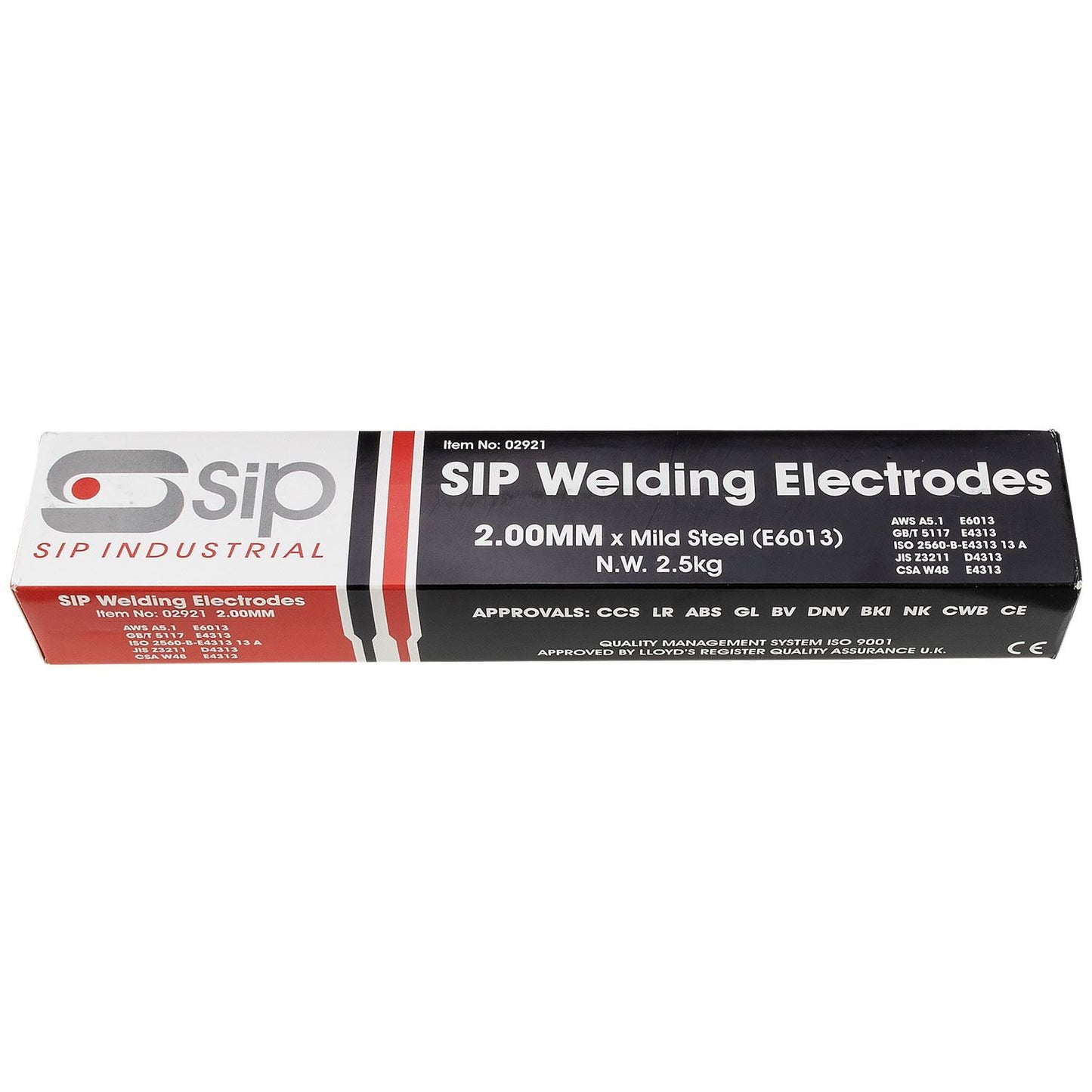 SIP Industrial 2.5kg x 2mm 6013 Mild Steel Electrodes