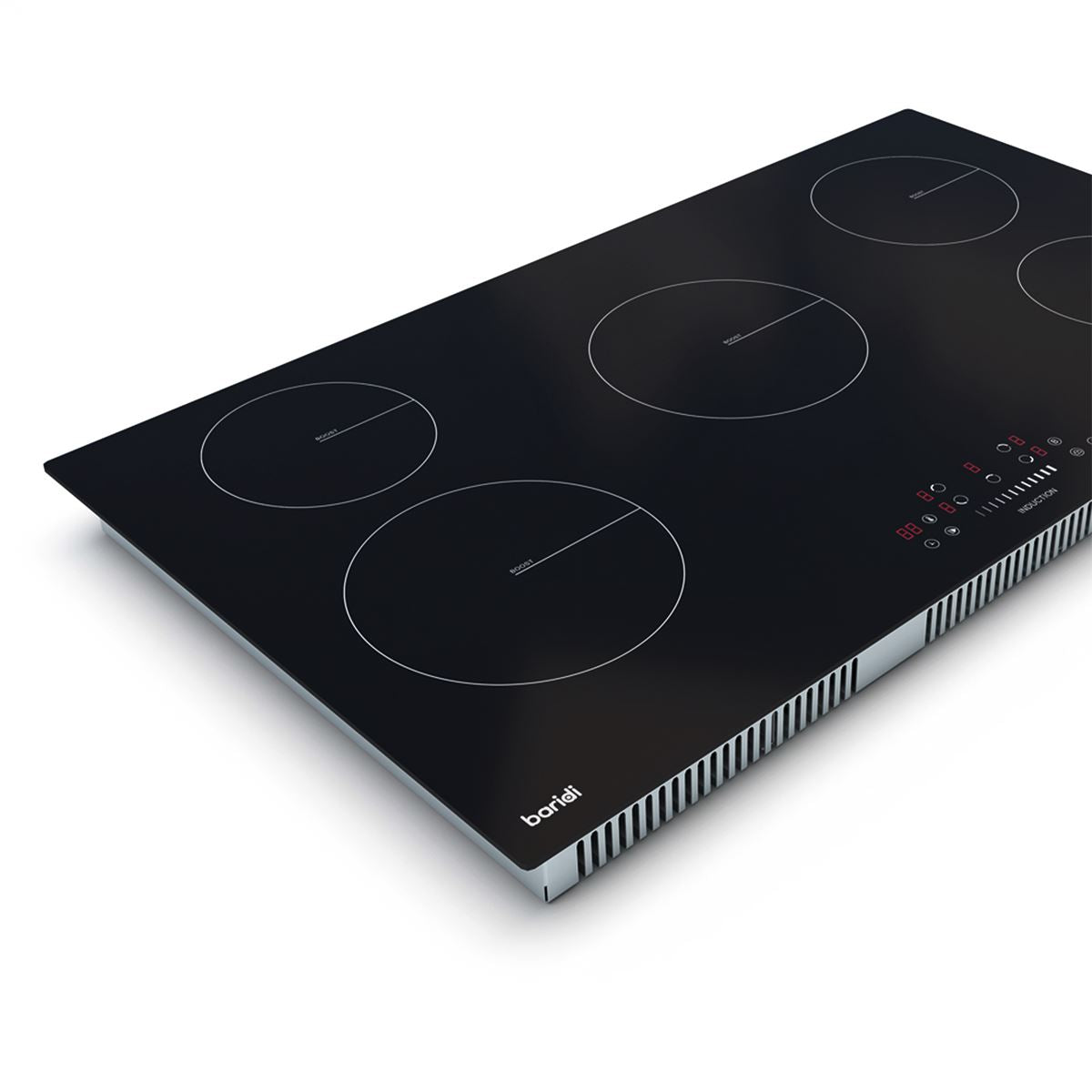 Sealey Baridi 90cm Built-In Induction Hob with 5 Cooking Zones, 9300W, Boost Function, 9 Power Levels, Slider Touch Control, Hardwired DH180