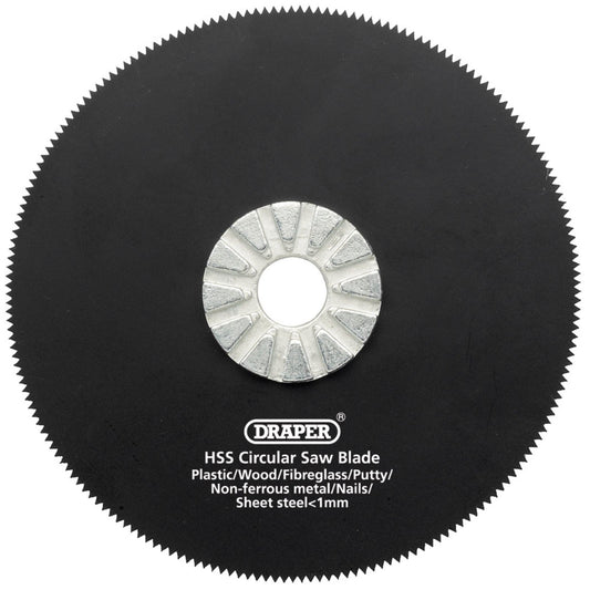 Draper HSS Circular Saw Blade - 88mm Diameter x 18TPI - 26074