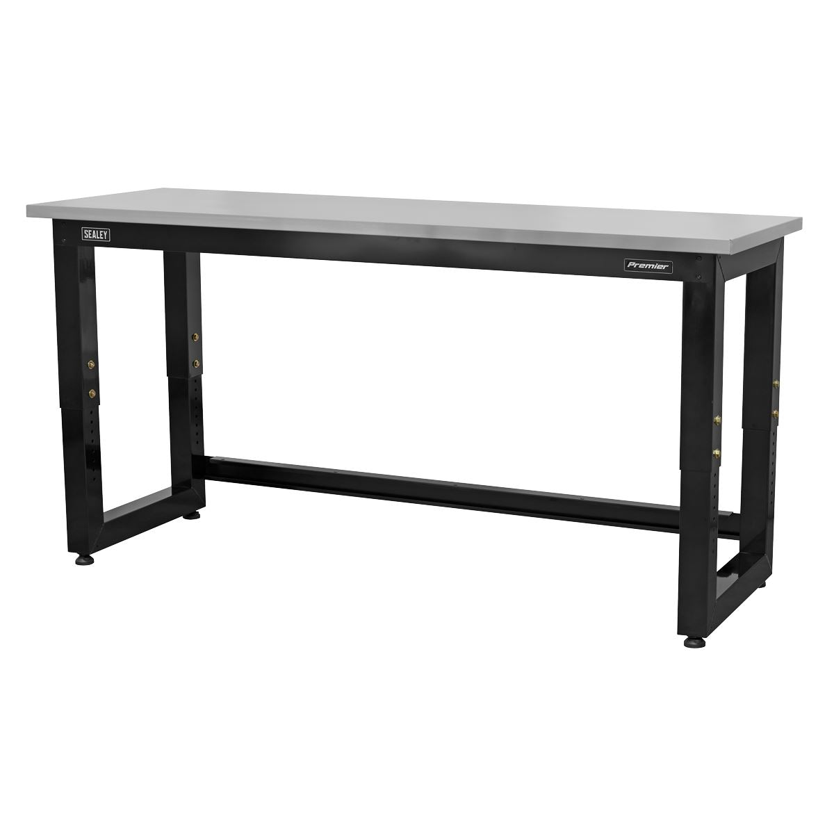 Sealey Steel Adjustable Workbench with Stainless Steel Worktop 1830mm - Heavy-Duty APMS23