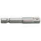 1/4" Square Drive x 1/4" Hexagon Bit Adaptor Draper 22182