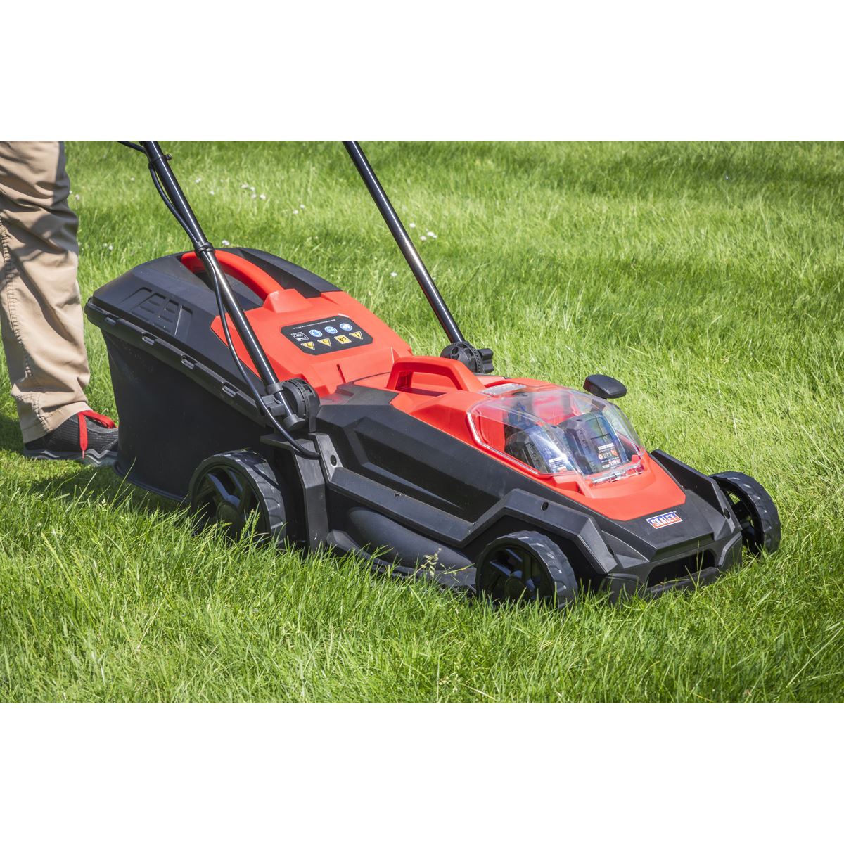 Sealey Cordless Lawn Mower Kit 40V 4Ah SV20 Series 40cm CP40VLMKIT