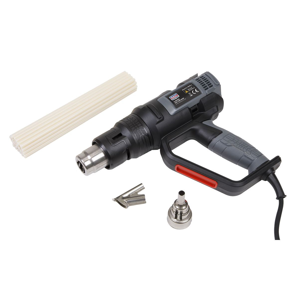 Sealey Plastic Welding Kit including HS102 Hot Air Gun HS102K