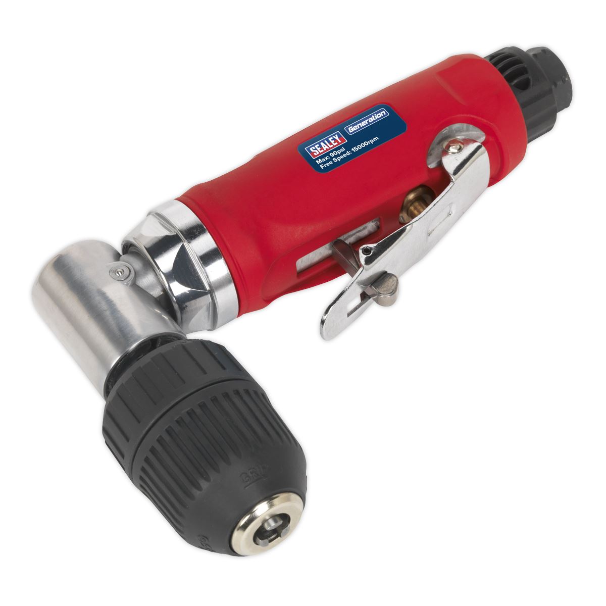 Sealey Air Angle Drill with 10mm Keyless Chuck GSA231