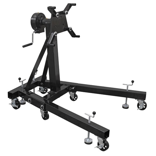 Sealey Folding 360� Rotating Engine Stand with Geared Handle Drive, 680kg Capacity ES680D