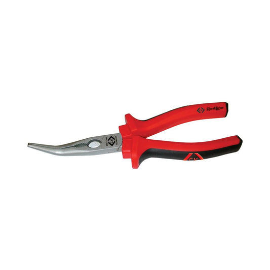 CK Tools RedLine Snipe Nose 450 Bent Pliers 200mm T3907 8