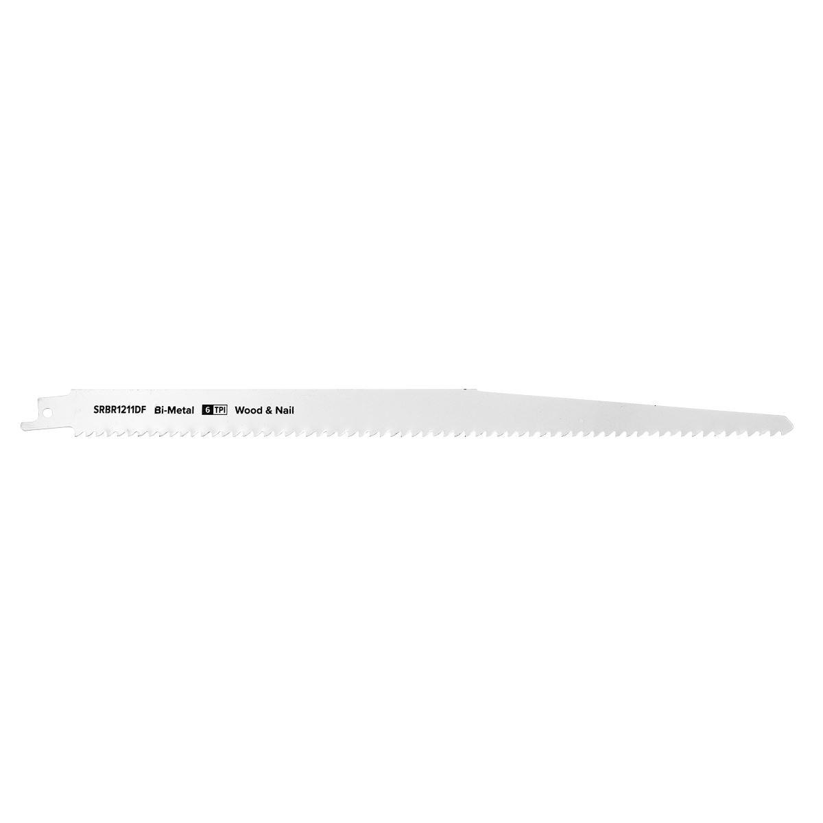 Sealey Reciprocating Saw Blade Wood & Nail 300mm 6tpi - Pack of 5 SRBR1211DF