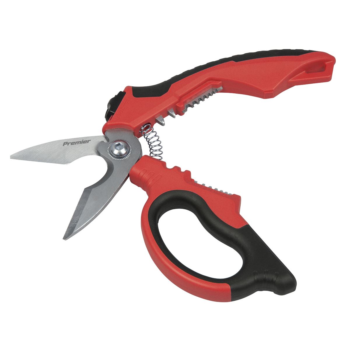 Sealey Premier Heavy-Duty Electrician's Angled Shears 200mm 3-In-1 AK8527