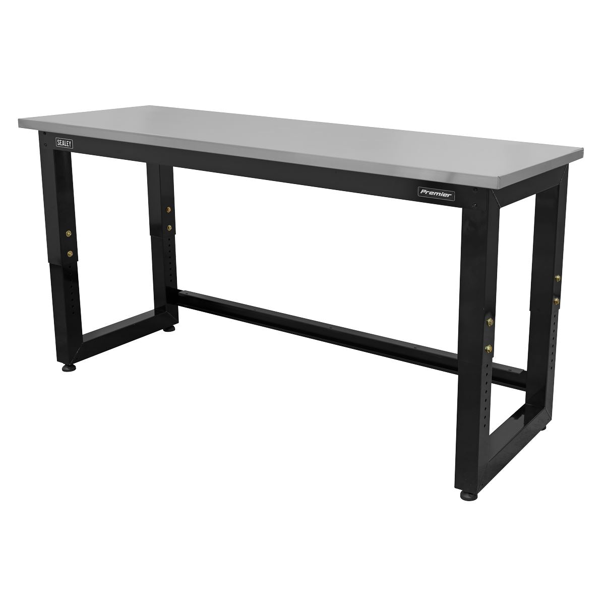 Sealey Steel Adjustable Workbench with Stainless Steel Worktop 1830mm - Heavy-Duty APMS23