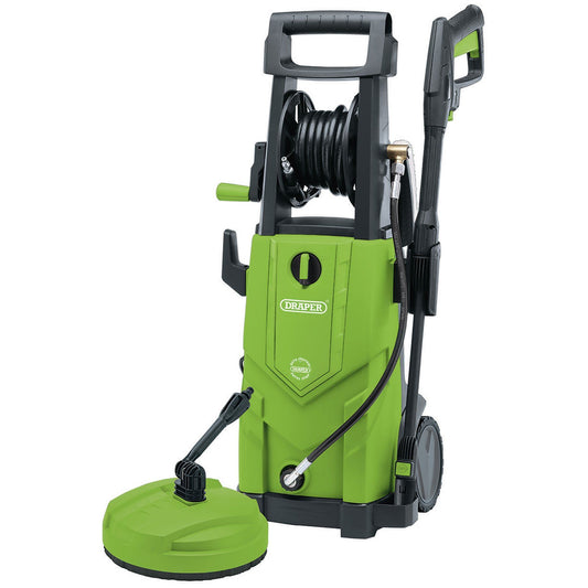 Draper 2200W 165 Bar Pressure Washer PW2200/110D/GRN