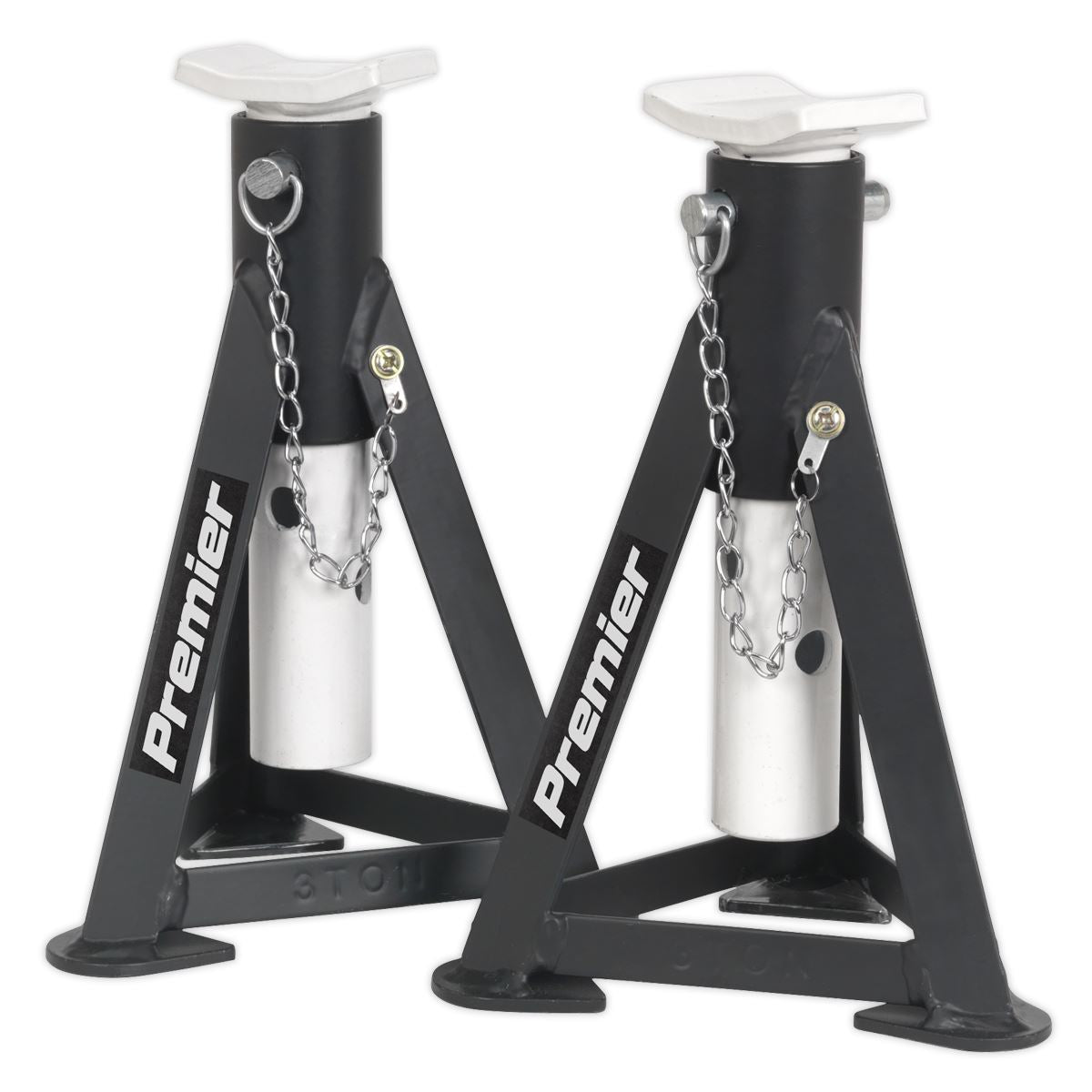 Premier Trolley Jack 3t & Axle Stands (Pair) 3t per Stand Combo 3040ABCOMBO