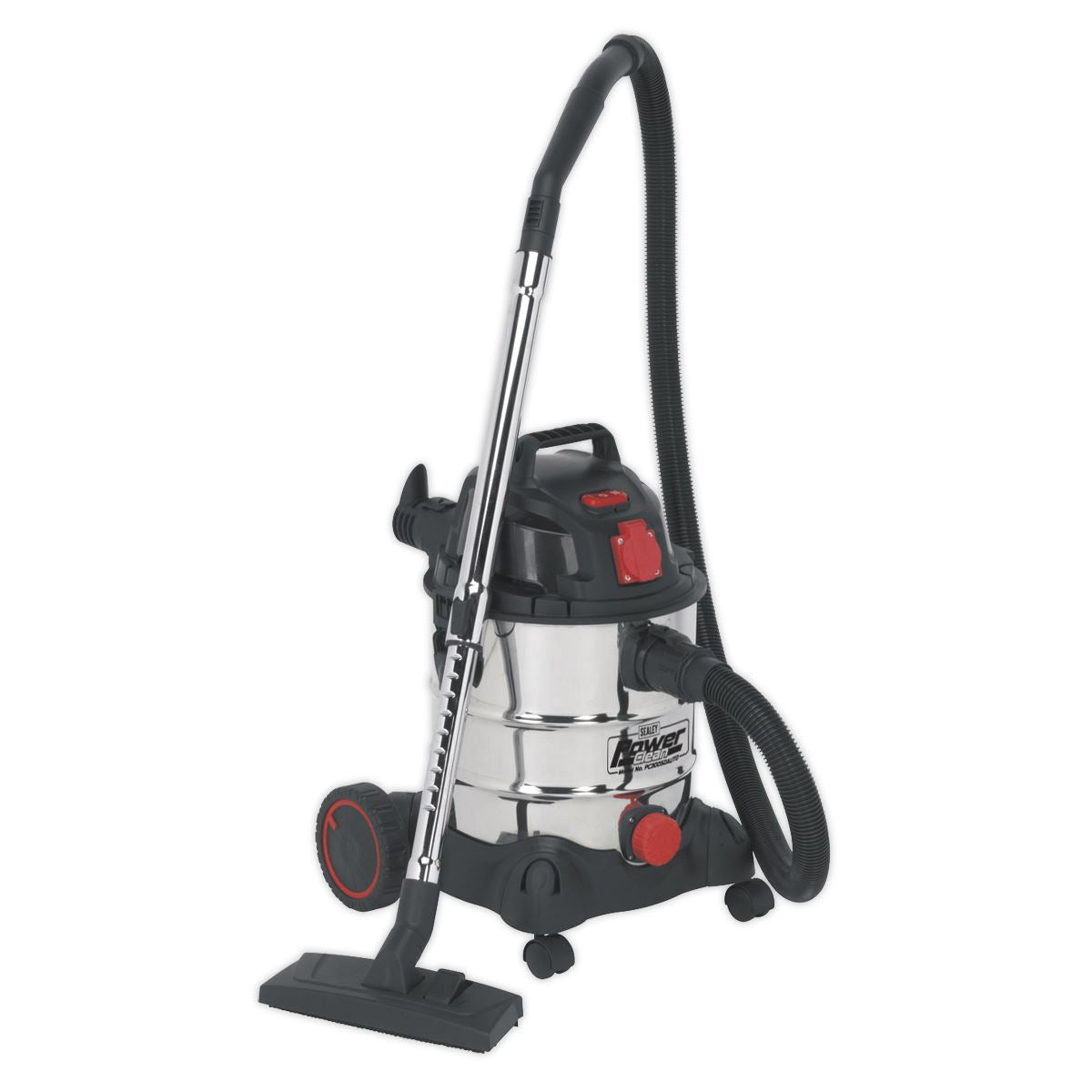 Sealey Vacuum Cleaner Ind 20L 1400W/230V S/Less Drum Auto Start PC200SDAUTO