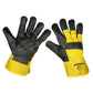 Sealey Rigger's Gloves Hide Palm Pair SSP13